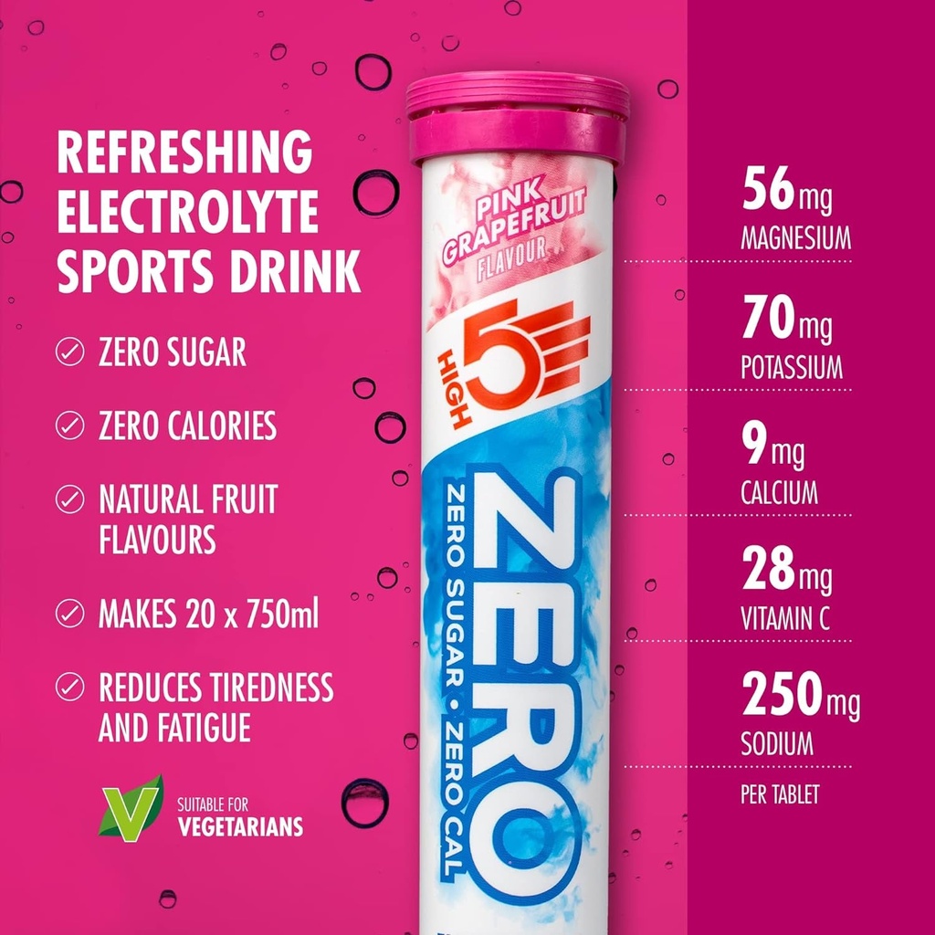 Zero Tab High5 ZERO Hydration Tabs - Pink Grapefruit (20 Tabs)