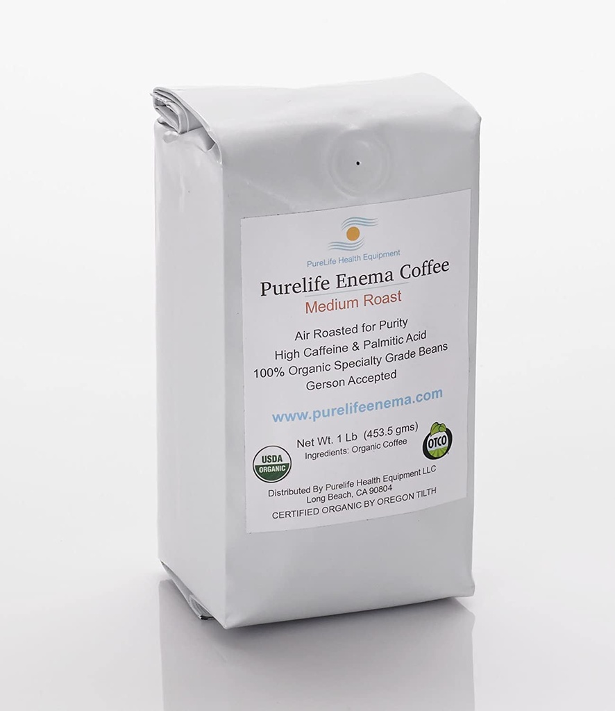 Coffee Enema Kit - Stainless Steel & Organic Coffee