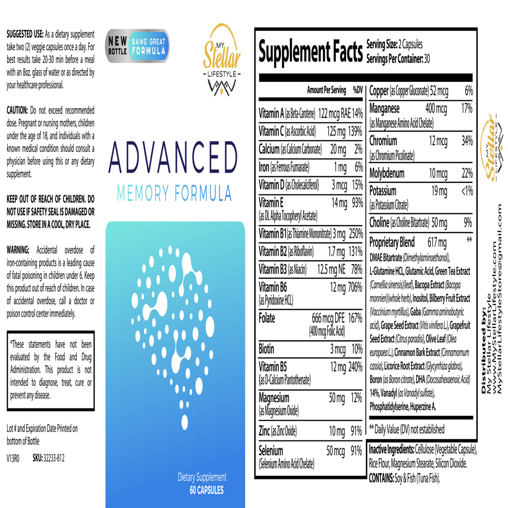 Advanced Memory Complex Advanced Memory Formula - 12 Pack