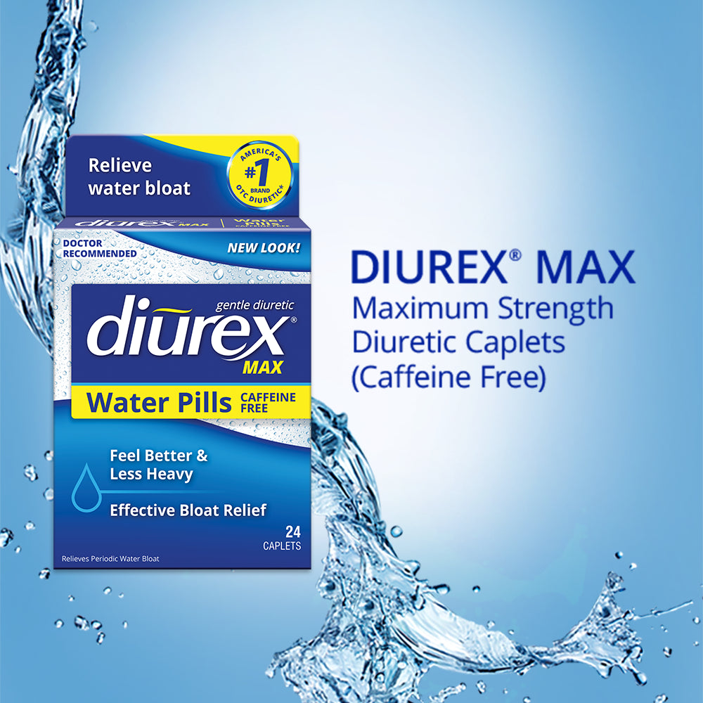 Diurex Max Water Pills - 24 Count