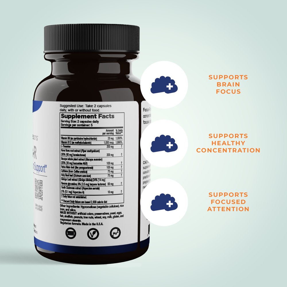 Focus-R: Brain Supplement for Concentration & Memory