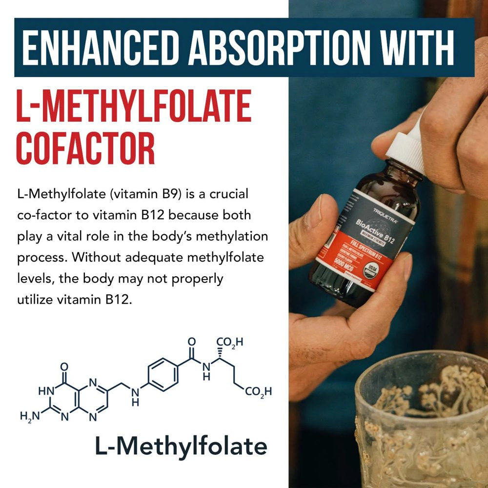 Bioactive B12 Liquid - Methyl B12 & Folate