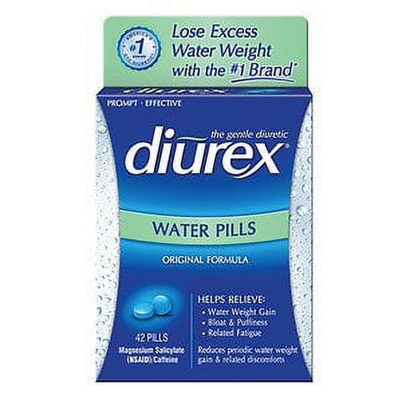 Diurex Diuretic Water Pills, 42 Count | VitaShop NZ