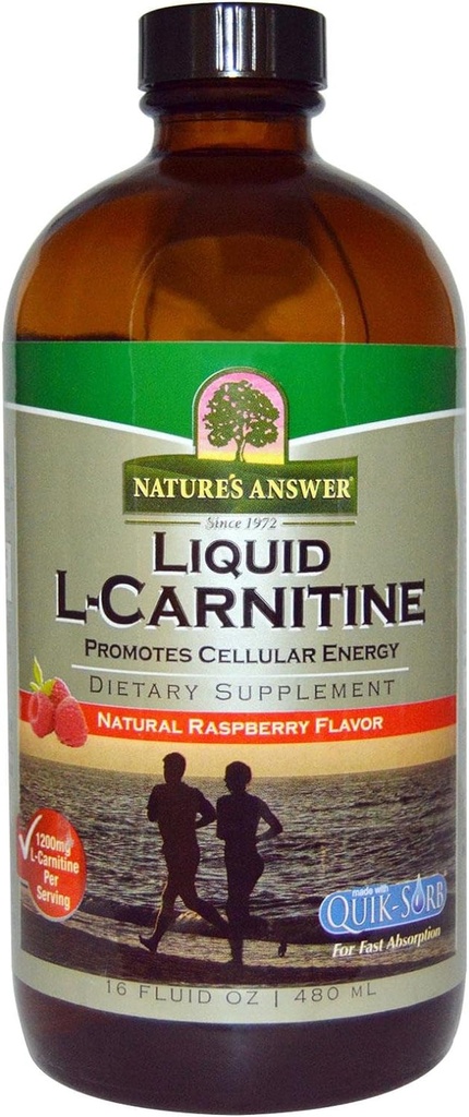 L-Carnitine Liquid Raspberry - Nature's Answer 16oz