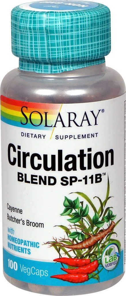 Solaray Circulation Blend SP-11B - 100 Vegcaps