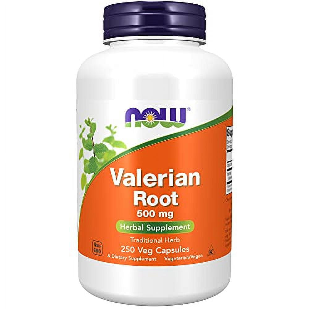 Valerian Root 500mg - 250 Veg Capsules | NOW Supplements