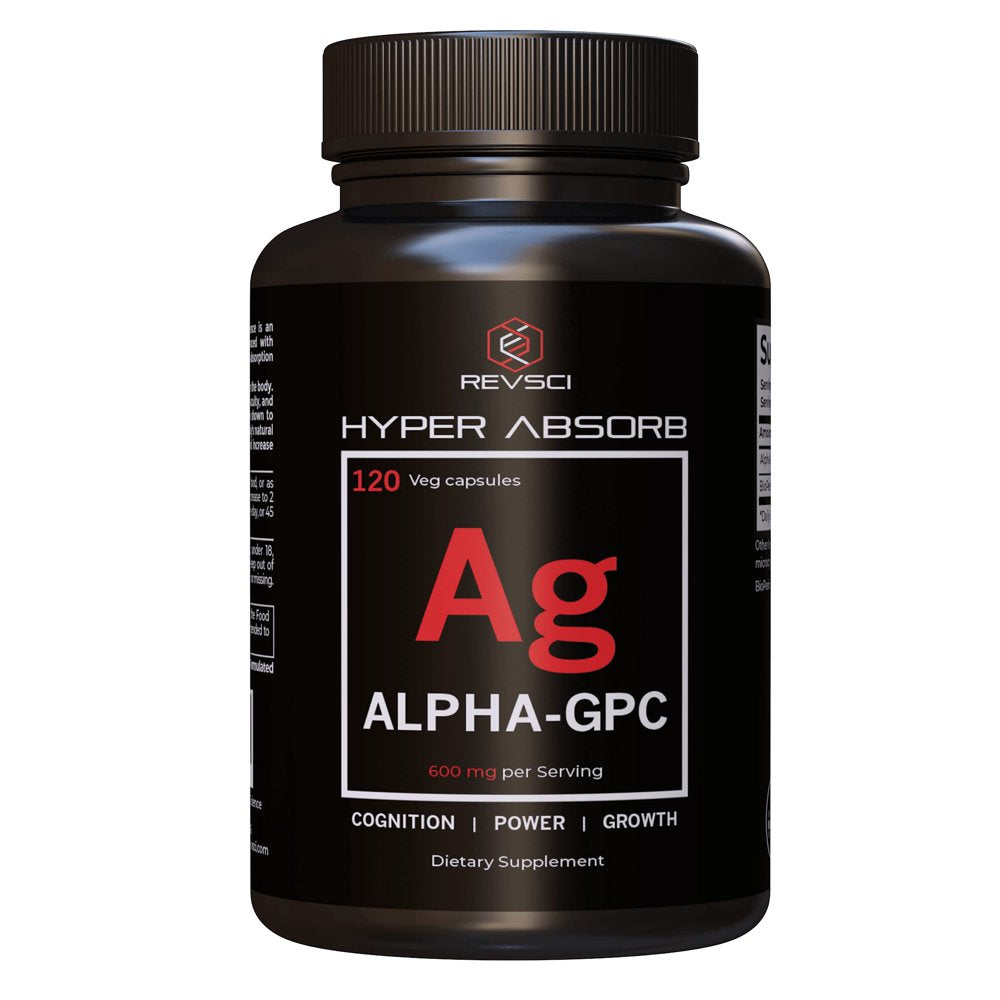 Alpha GPC 600mg - Focus & Memory Nootropic