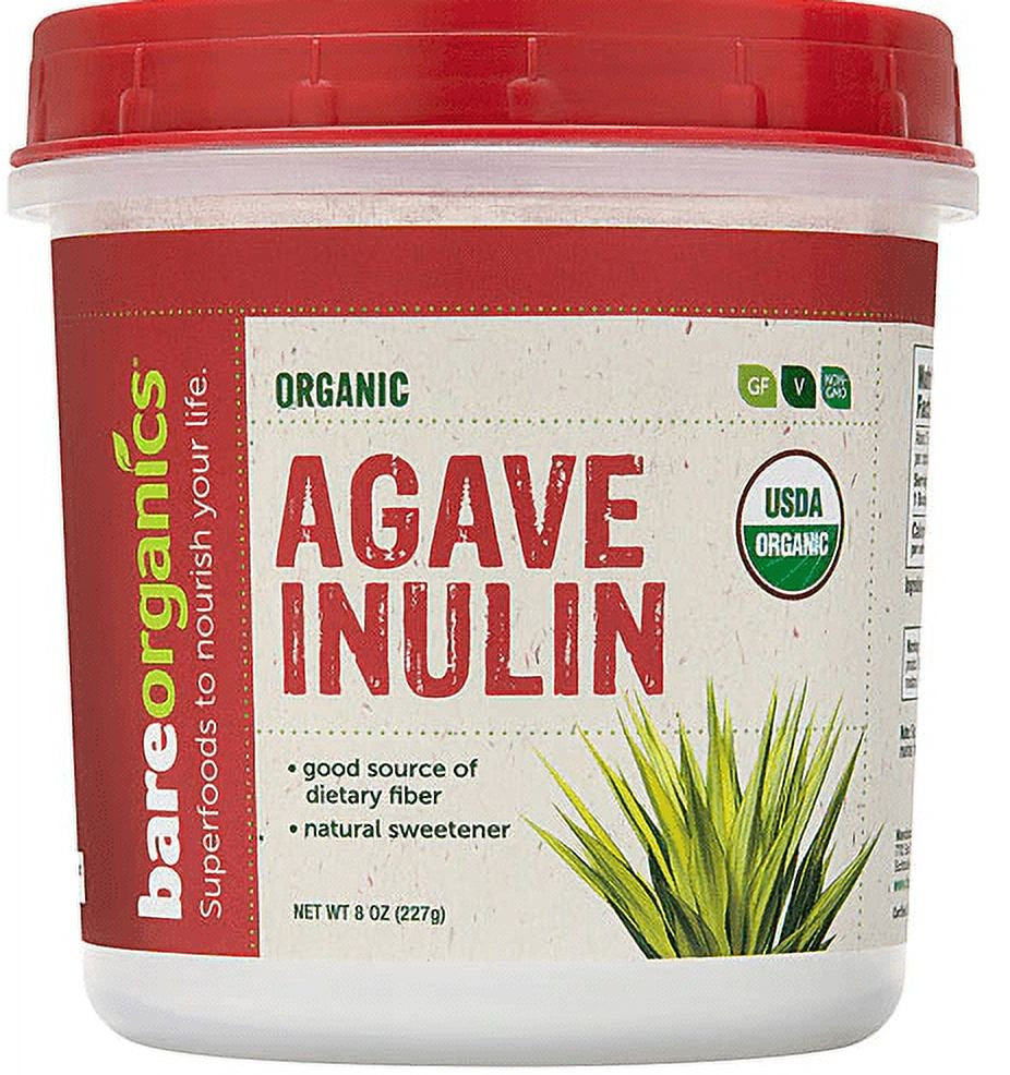 Agave Inulin Powder - 8oz | Bare Organics