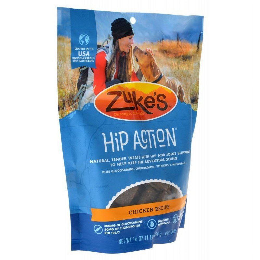 Zukes Hip Action Dog Treats - Chicken Recipe
