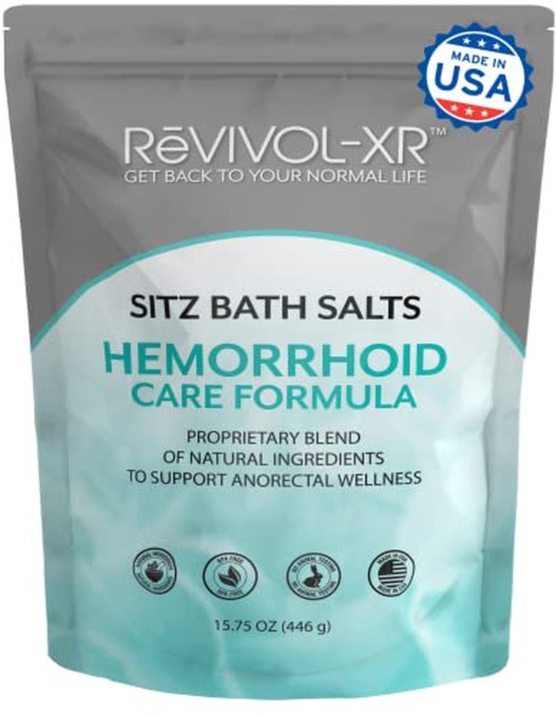 Hemorrhoid Relief Sitz Bath Salts - Revivol-XR