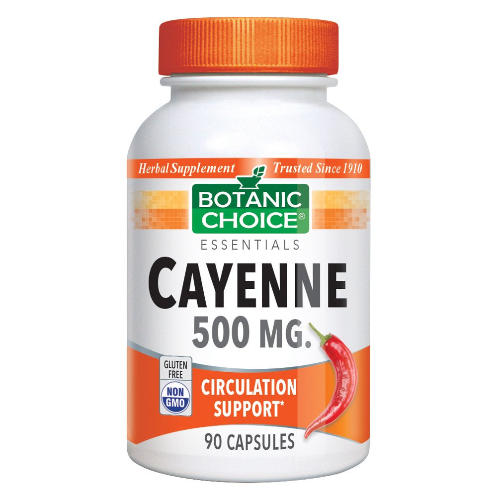 Cayenne Capsules 500mg - Botanic Choice