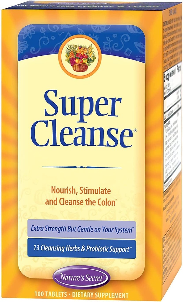Nature's Secret Super Cleanse - 100 Tablets