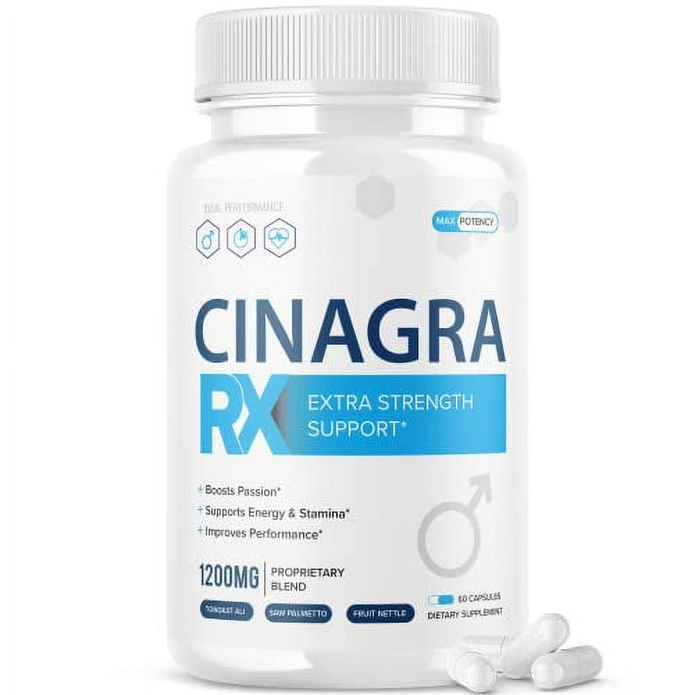 Cinagra RX - Male Dietary Supplement (60 Caps)