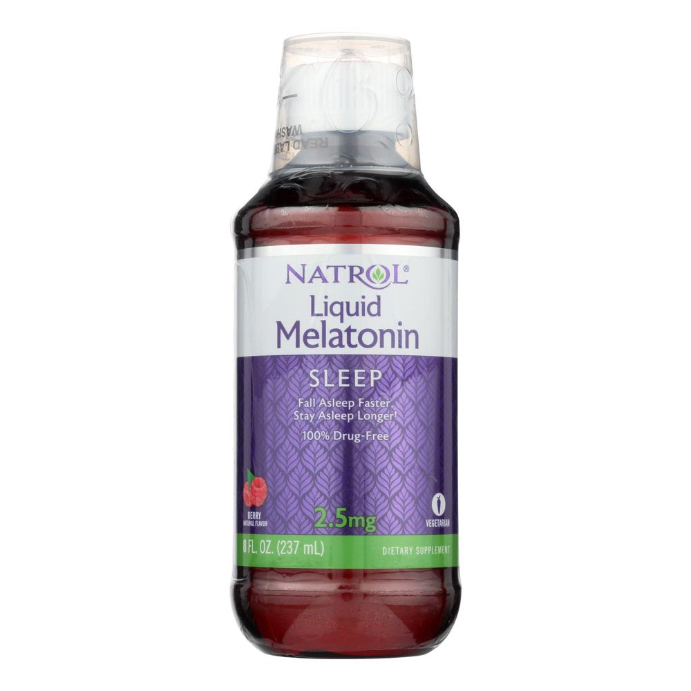 Natrol Liquid Melatonin 2.5mg - Berry Flavor