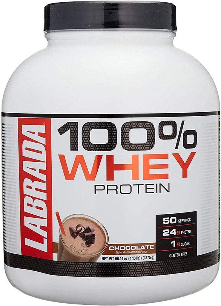 Labrada Nutrition 100% Whey Protein Chocolate 4.13 Pound | VitaShop NZ
