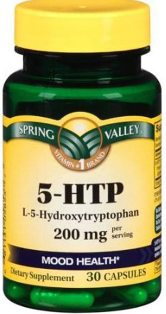 Spring Valley 5-HTP 100mg - 30 Capsules
