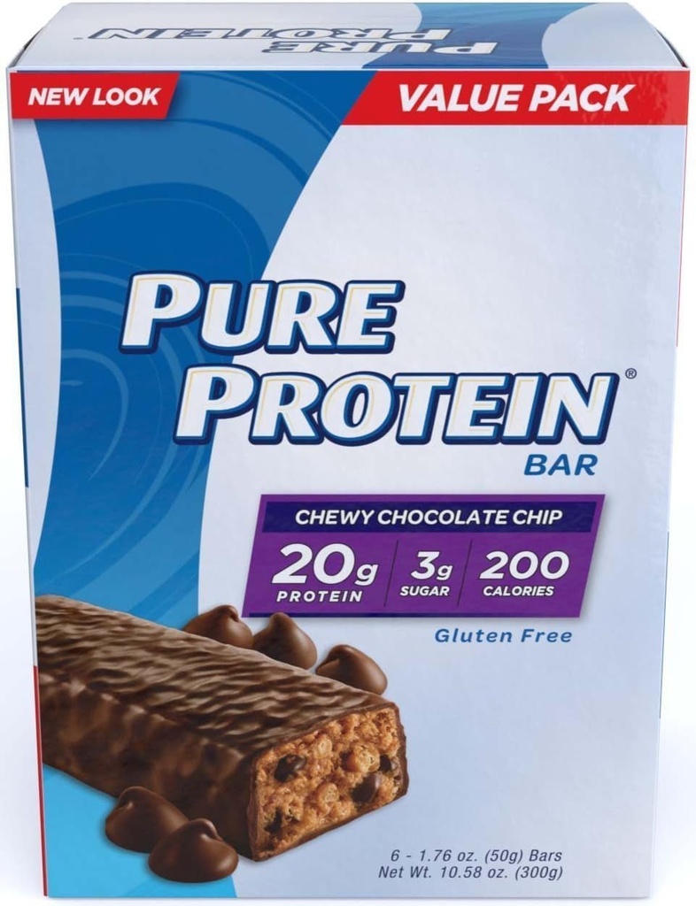 Pure Protein Bars - Chocolate Chip (4-Pack)