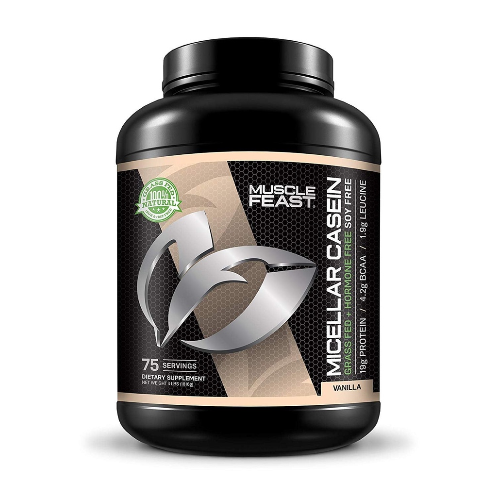 Vanilla Casein Protein - Muscle Feast | 4Lb