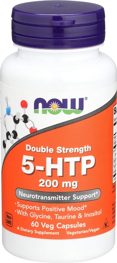 Now Foods 5Htp 200 Milligrams, 60 Count