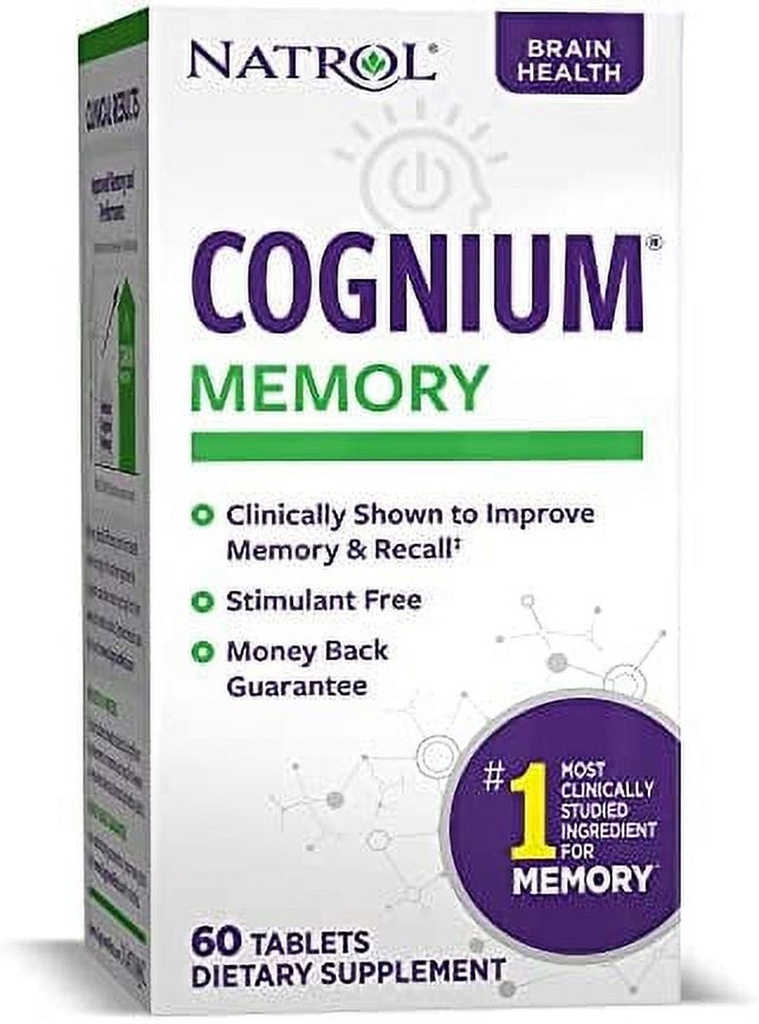 Natrol Cognium Memory Tablets - Brain Health Support