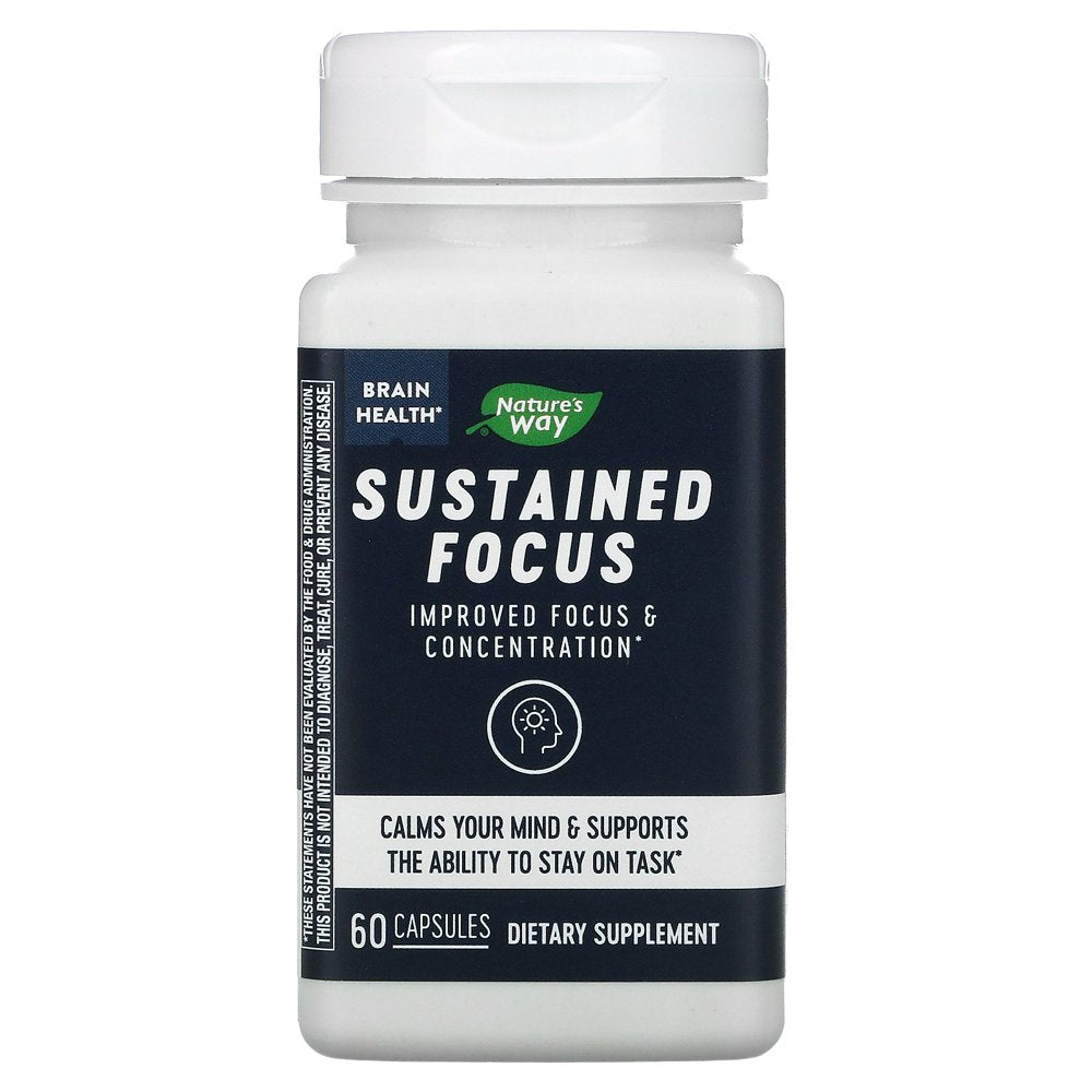 Nature's Way Sustained Focus - Brain Health Capsules