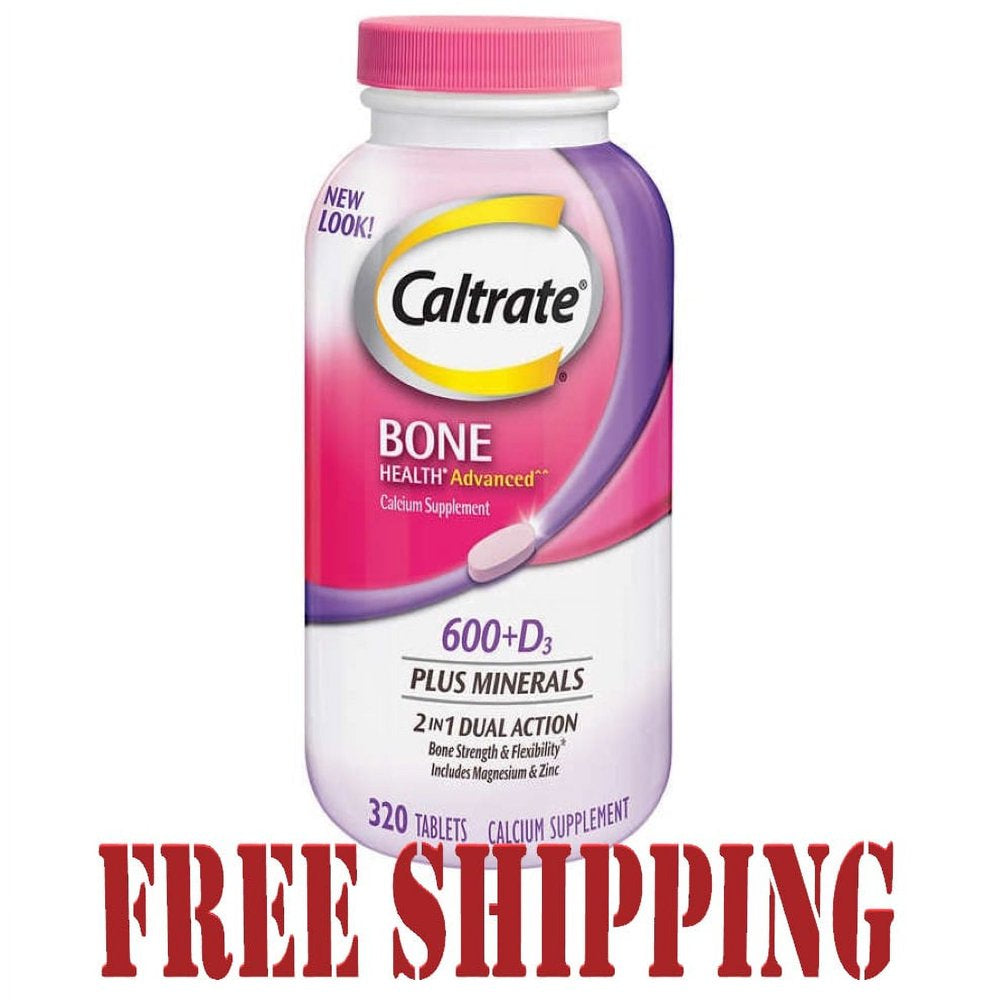 Caltrate 600+D3 Calcium & Vitamin D3 - 320 Tablets