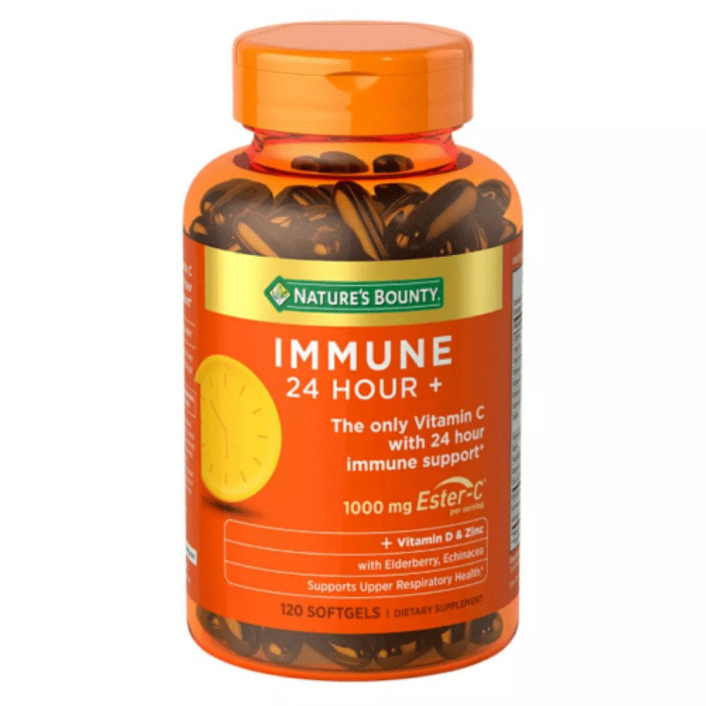 Nature's Bounty Immune 24 Hour+ - 120 Softgels