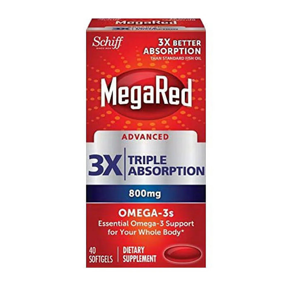 Schiff Megared Advanced Triple Absorption Omega 3 for Overall Health ...