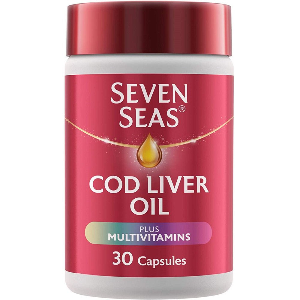 Seven Seas Cod Liver Oil and Multi Vitamins 30 Capsules (Pack of 3 ...