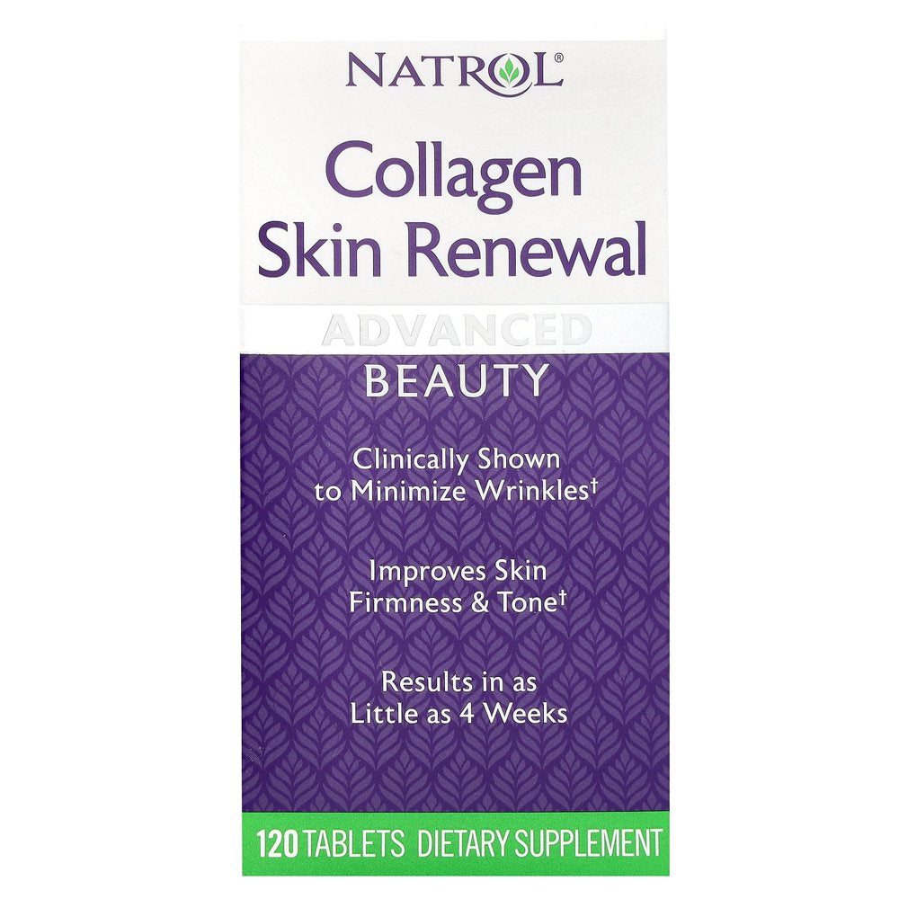 Natrol Collagen Skin Renewal, 120 Tablets | VitaShop NZ