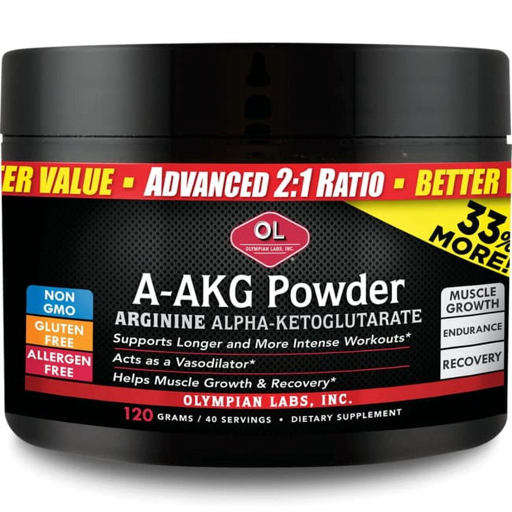 Olympian Labs - A-AKG Powder - 90 Grams | VitaShop NZ