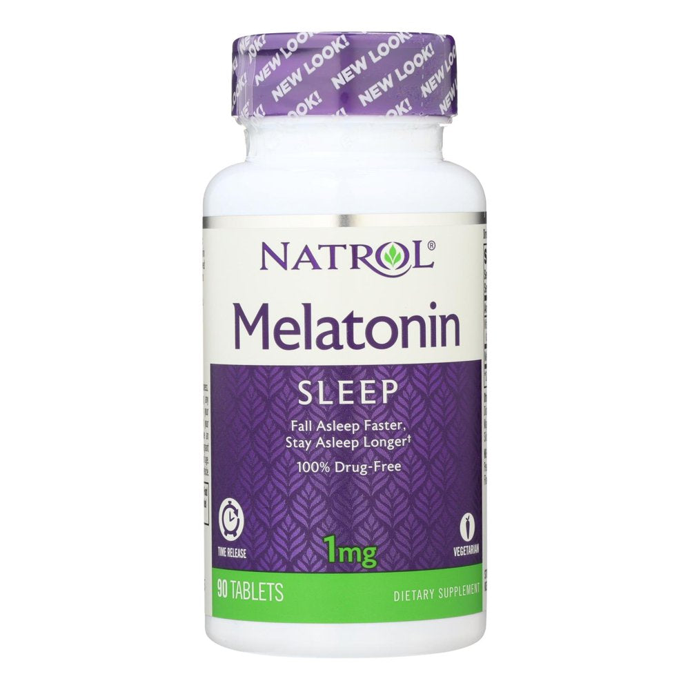 Natrol Melatonin Time Release 1 Mg 90 Tablets