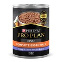 Purina Pro Plan Turkey and Sweet Potato Entree for Adult Dogs, Grain-Free, 13 Oz Cans (12 Pack)