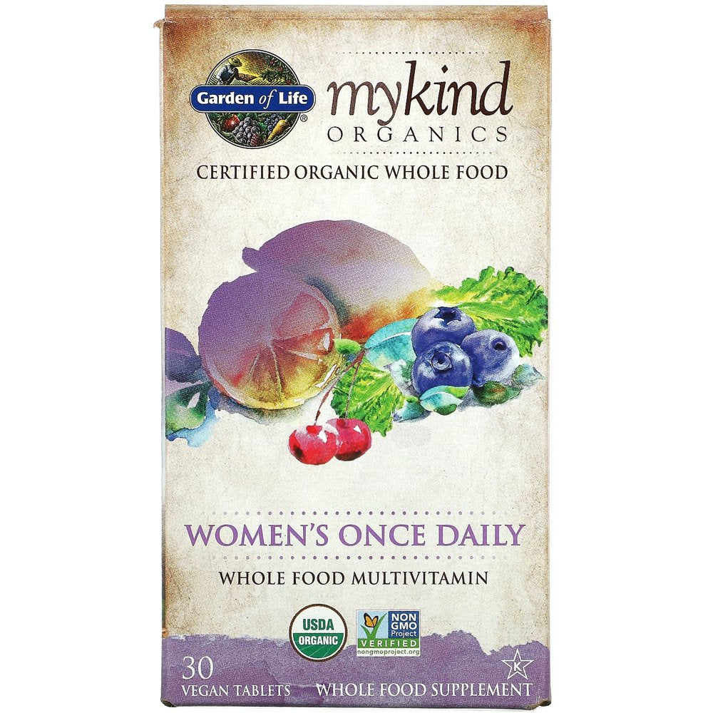 Mykind Organics, Women'S Once Daily , 30 Vegan Tablets, Garden of Life