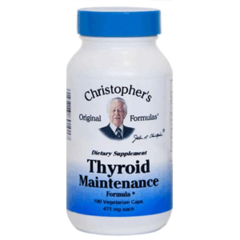 Dr. Christopher'S Thyroid Maintenance Formula 475 Mg 100 Veg Caps