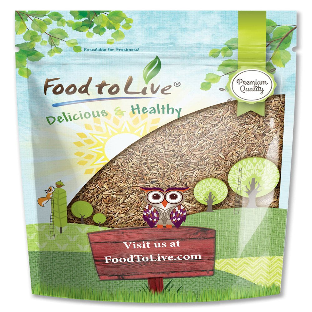 Cumin Seeds, 3 Pounds — Kosher, Raw, Vegan — by Food to Live