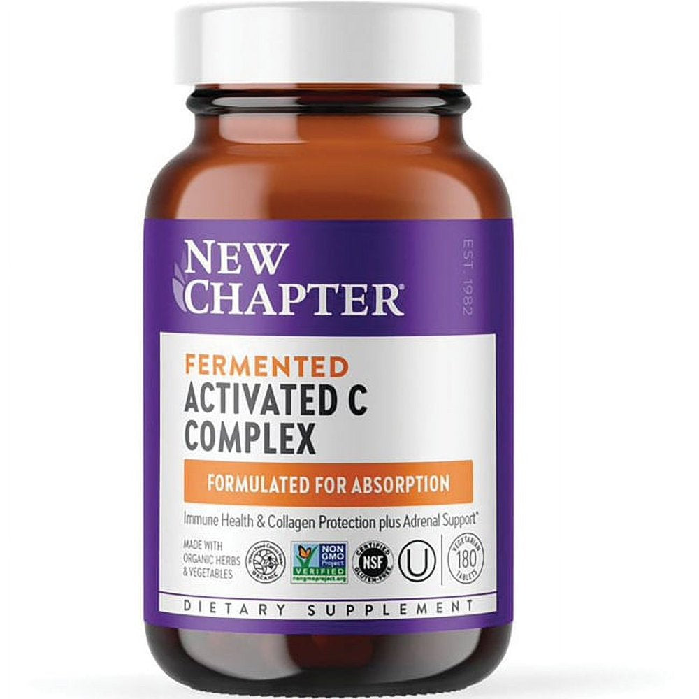 New Chapter - Activated C Food Complex - 180 Tablets
