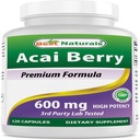 Best Naturals Acai Berry 600 Mg 120 Capsules
