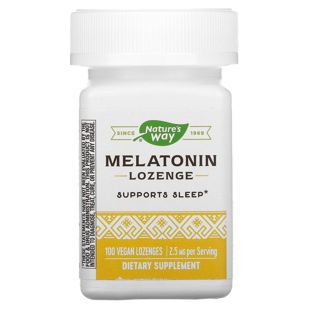 Nature'S Way Melatonin Lozenge, 2.5Mg, 100 Ct