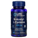 Life Extension N-Acetyl L-Cysteine 600Mg - Powerful Antioxidant NAC Supplement Pills for Liver Health and Healthy Glutathione Levels Support - Gluten Free, Non-Gmo, Vegetarian - 60 Capsules