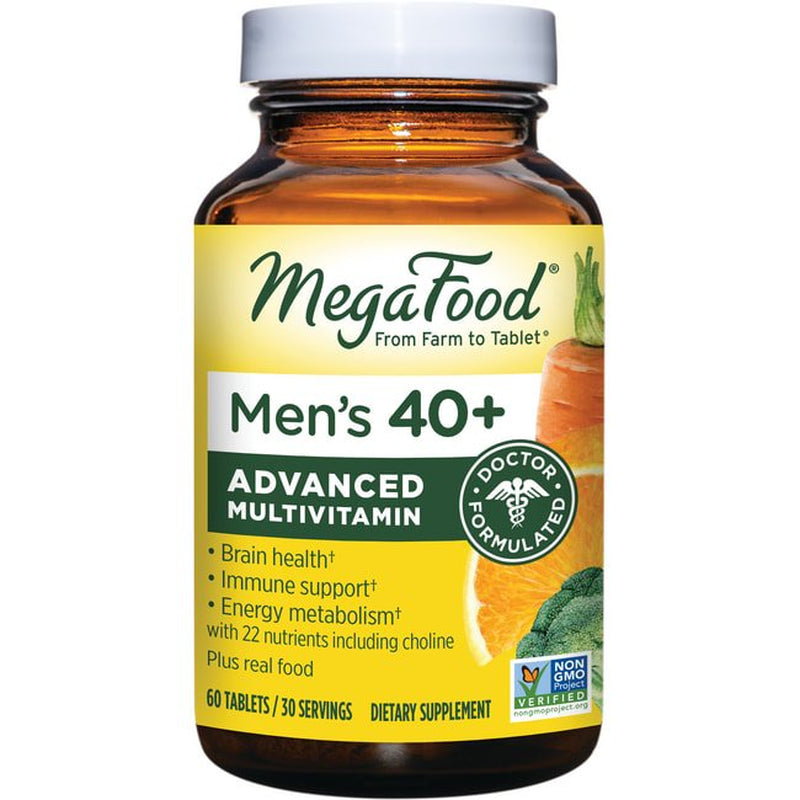 Megafood Men'S 40+ Advanced Multivitamin 60 Tabs