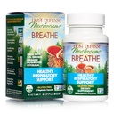 Host Defense, Breathe Capsules, Respiratory Support, Mushroom Supplement with Cordyceps, Reishi and Chaga, Unflavored, 30