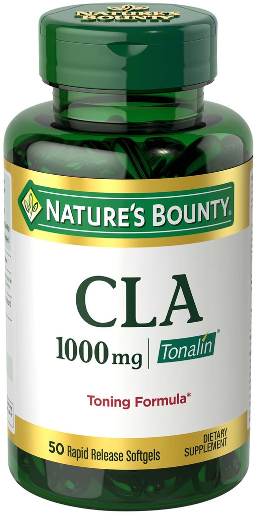 Nature'S Bounty CLA Tonalin Softgels, 1000 Mg, 50 Ct