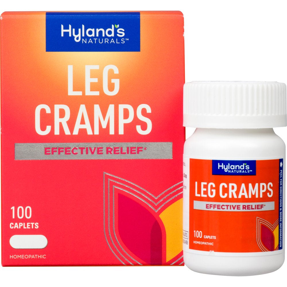 Hyland'S Naturals Leg Cramp Caplets, Natural Calf, Leg and Foot Cramp Relief, #1 Pharmacist Recommended Leg Cramp Relief, 100 Count
