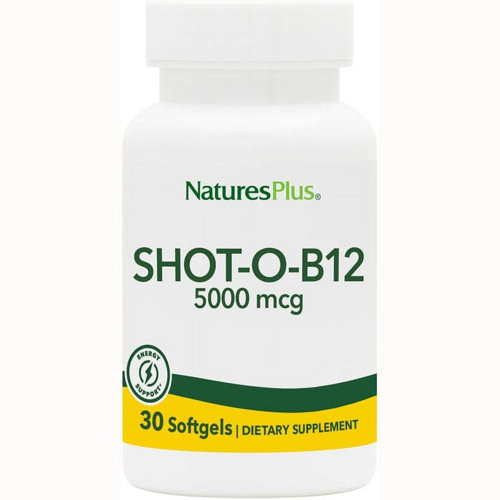 Naturesplus Shot-O-B12 5,000 Mcg 30 Sgels