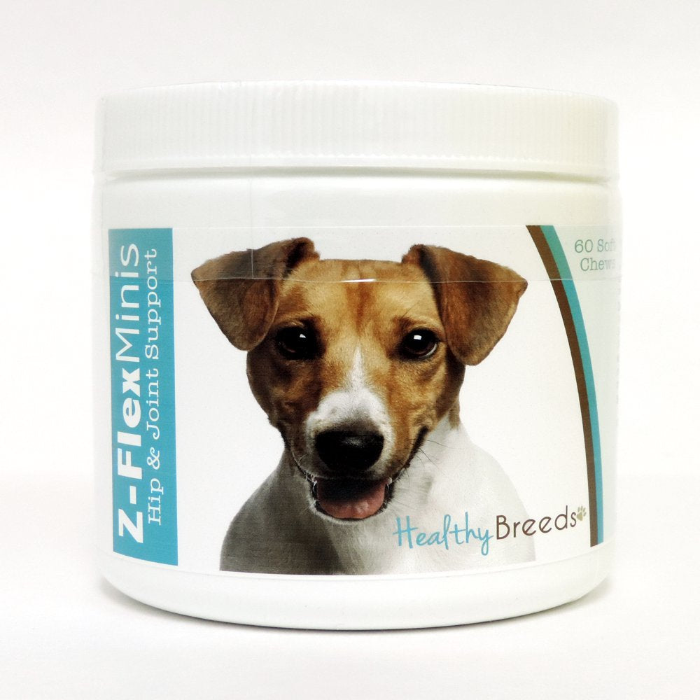 Healthy Breeds Jack Russell Terrier Z-Flex Minis Hip & Joint Support Soft Chews 60 Count
