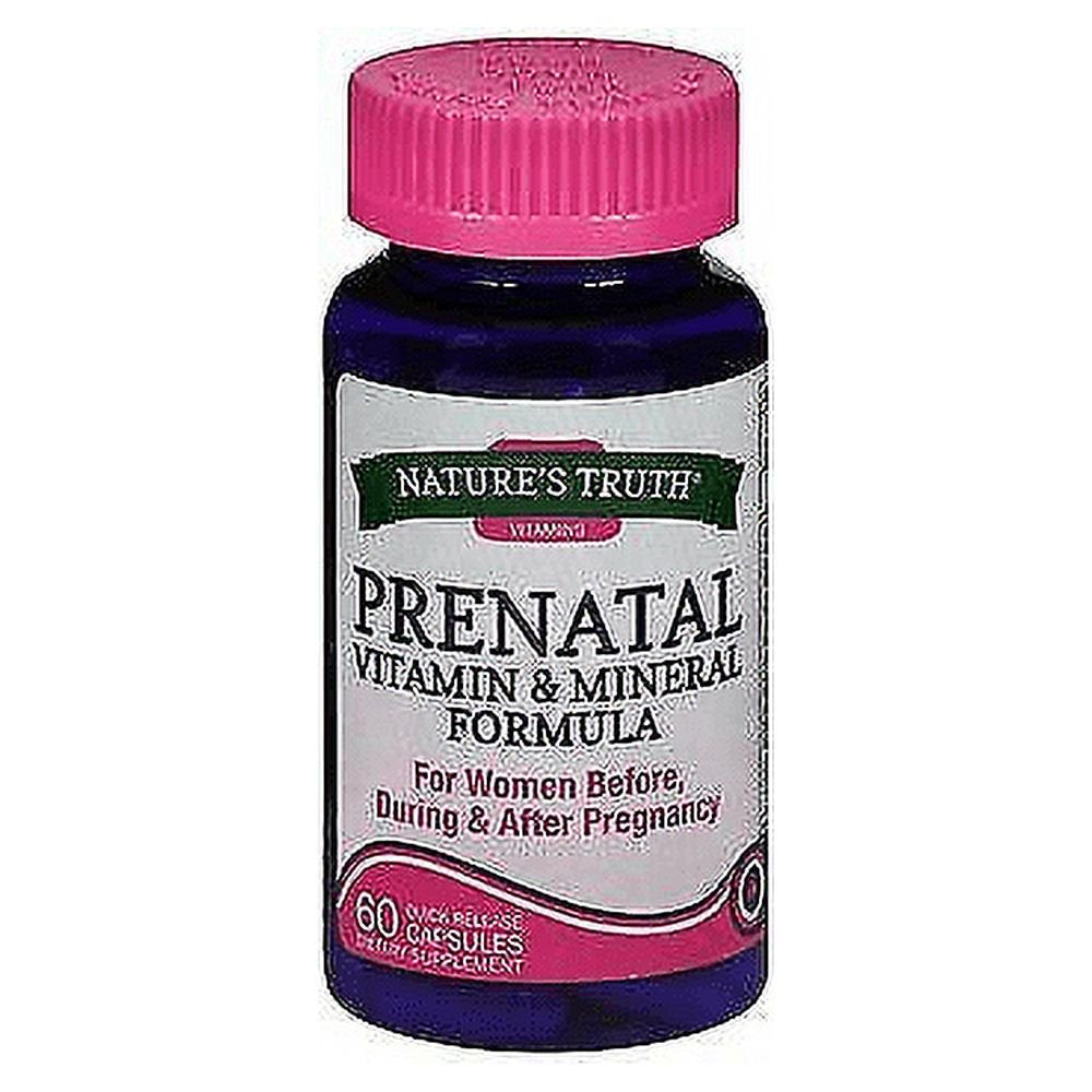 Nature'S Truth Prenatal Vitamin & Mineral Formula Supplement, 60 Ct, 5-Pack