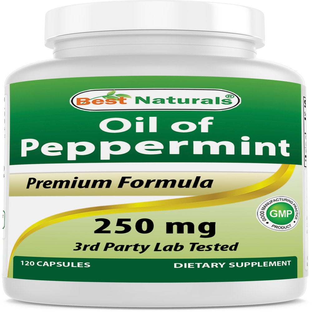 Best Naturals Peppermint Oil 250 Mg 120 Capsules