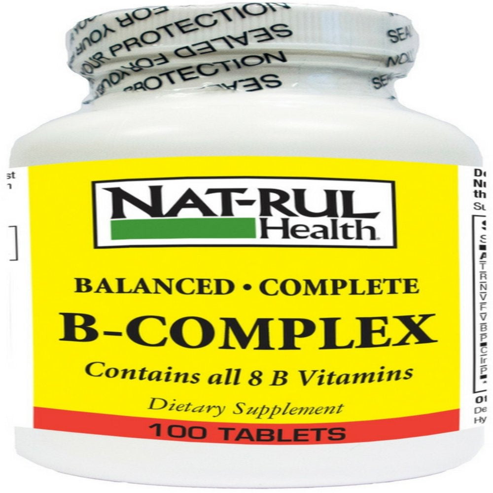 Nat-Rul Vitamin B-Complex Tablets 100 Each