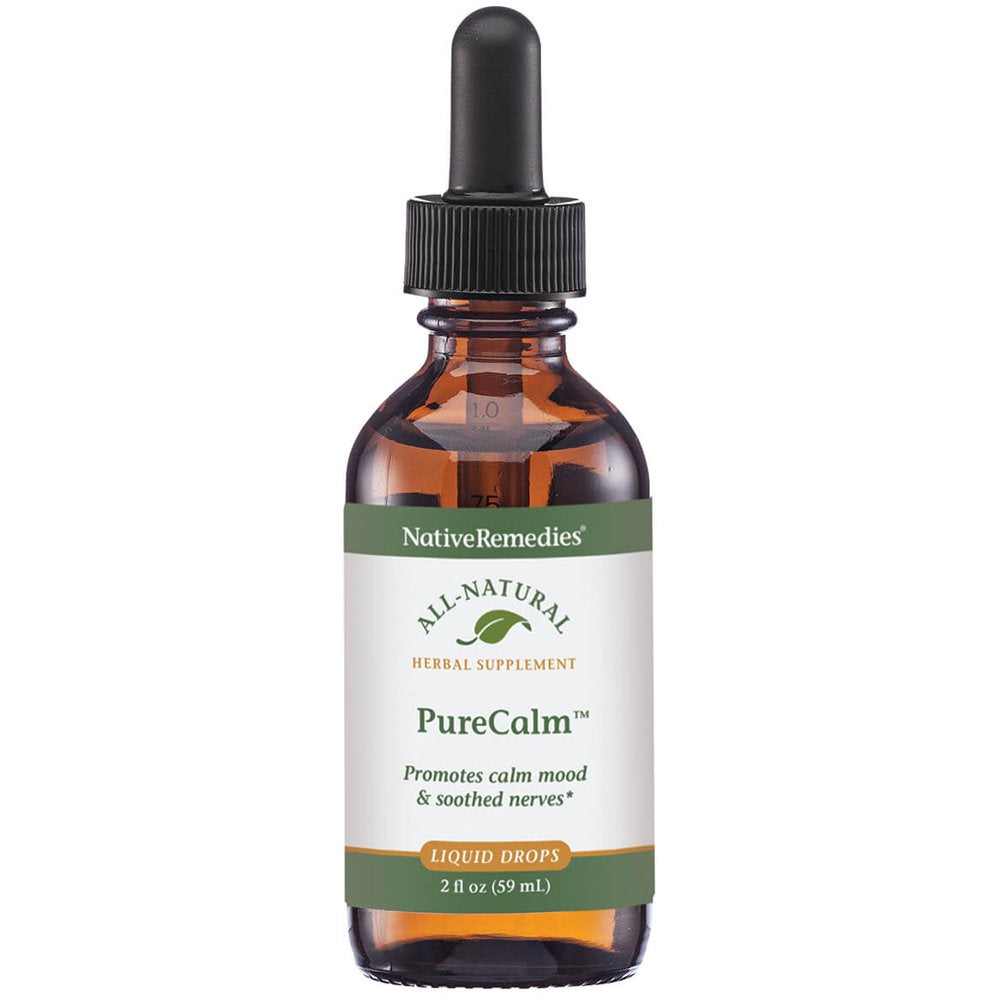 Nativeremedies Purecalm - All Natural Herbal Supplement Promotes Feelings of Calm during Times of Pressure, Stress or Nervous Tension - 59Ml